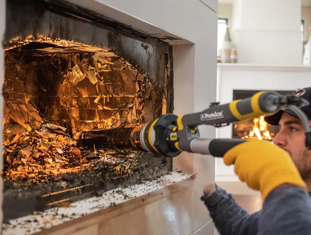Professional chimney cleaning by Eastlake Chimney Sweep in Eastlake, OH