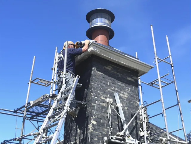 Sturdy chimney crown finished by Eastlake Chimney Sweep in Eastlake, OH
