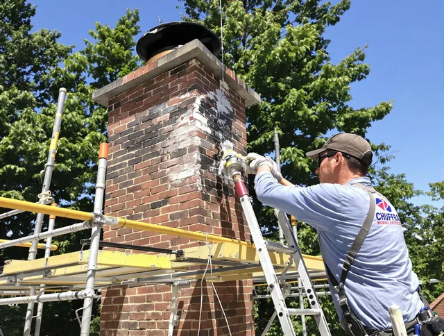 Structural chimney repair by Eastlake Chimney Sweep in Eastlake, OH