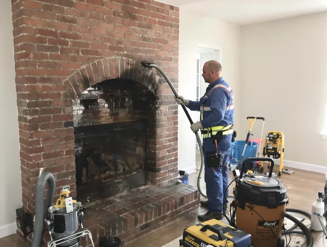 Eastlake Chimney Sweep expert performing detailed chimney sweep in Eastlake, OH