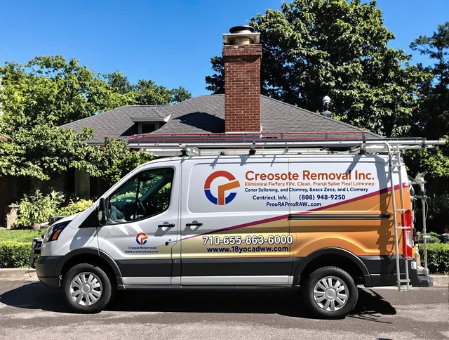Eastlake Chimney Sweep technician removing creosote safely in Eastlake, OH