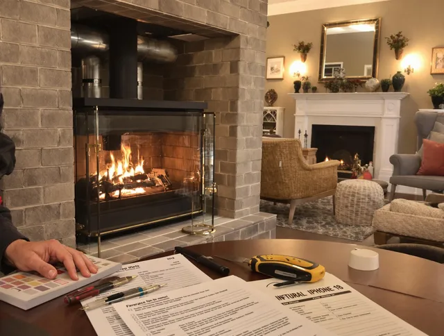 Eastlake Chimney Sweep verifying fireplace safety measures in Eastlake, OH